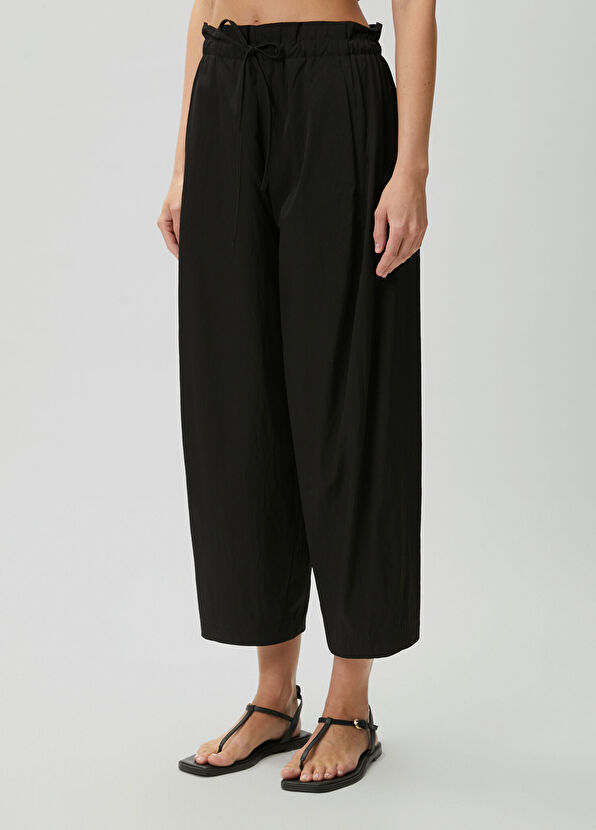 Beymen Club Black barrel fit pants - 3
