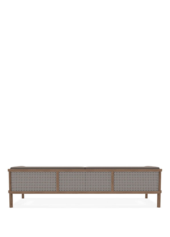 Ethimo Grand Life Light Grey Tik Ağacı XL Bahçe Kanepesi - 4
