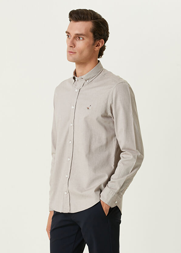Comfort Fit Vizon Oxford Gömlek Beymen Club Comfort Fit Vizon Oxford Gömlek - 4