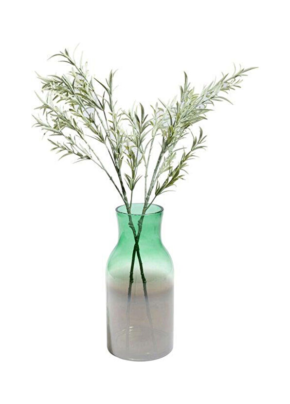 Kare Design Glow Yeşil Cam Vazo - 2