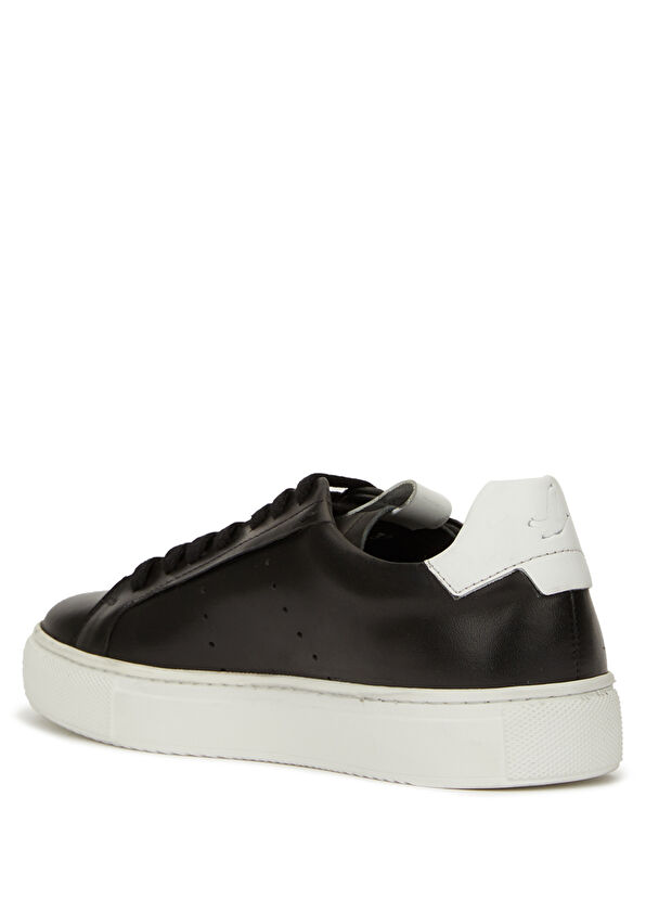 Beymen Club Siyah Beyaz Kadın Deri Sneaker - 3