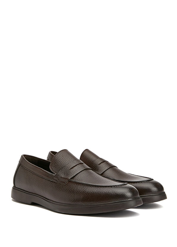 Beymen Club Brown Men's Leather Loafers - 2