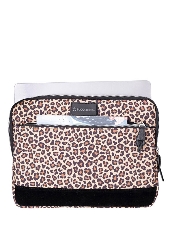 Earthy Leopard Leopar Desenli 13" Macbook Kılıfı - Görsel 4