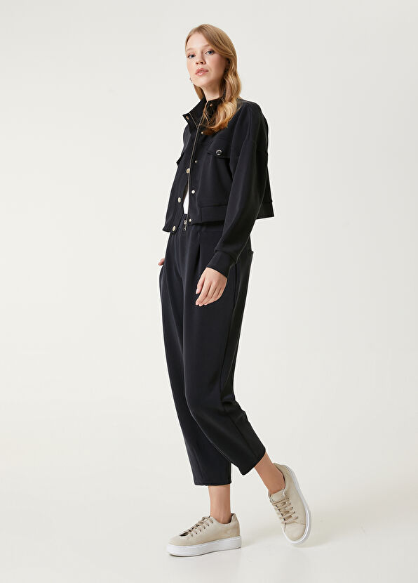 Black Short Modal Jacket Beymen Club Black Short Modal Jacket - 3