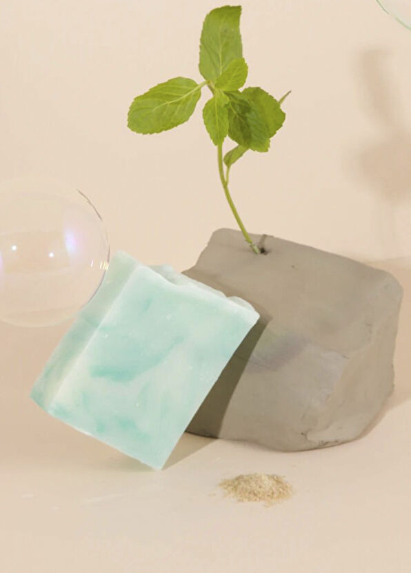 Pelcare Mınt Exfoliating Soap Bar Renewing Detox Clay Soap - 2