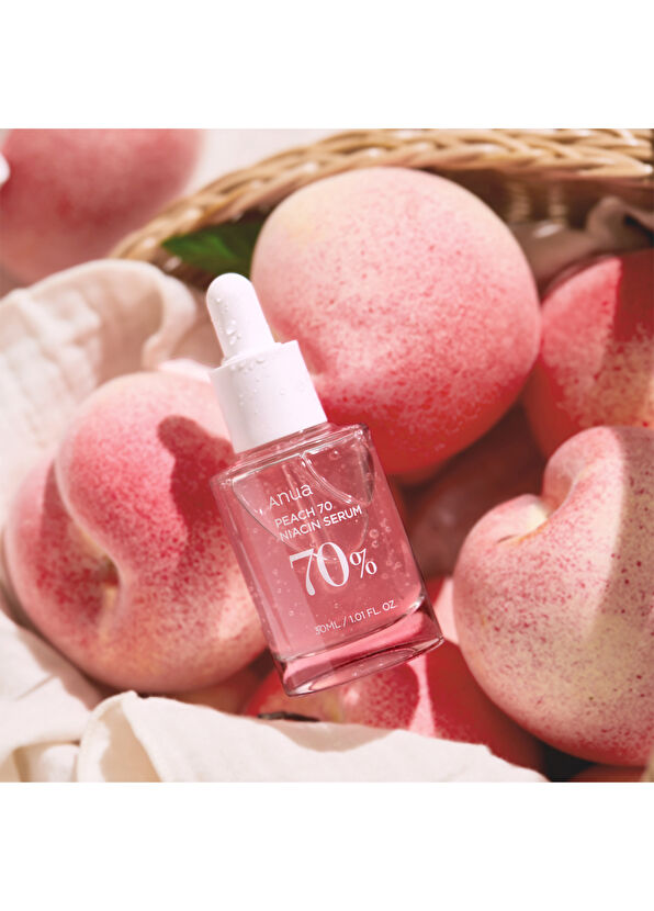 Anua Peach 70% Niacinamide Serum Leke ve Geniş Gözenek Karşıtı Parlatıcı Şeftali Özlü Serum 30ml - 2