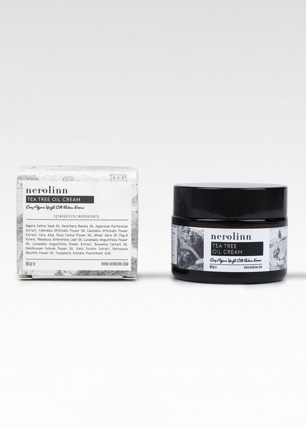 Nerolinn Tea Tree Oil Cream Tea Tree Oil Refreshing Revitalizing Skin Care Cream 60 gr - 2