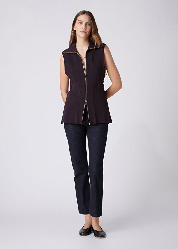 Beymen Club Mürdüm Beli Lastikli Yelek - 3