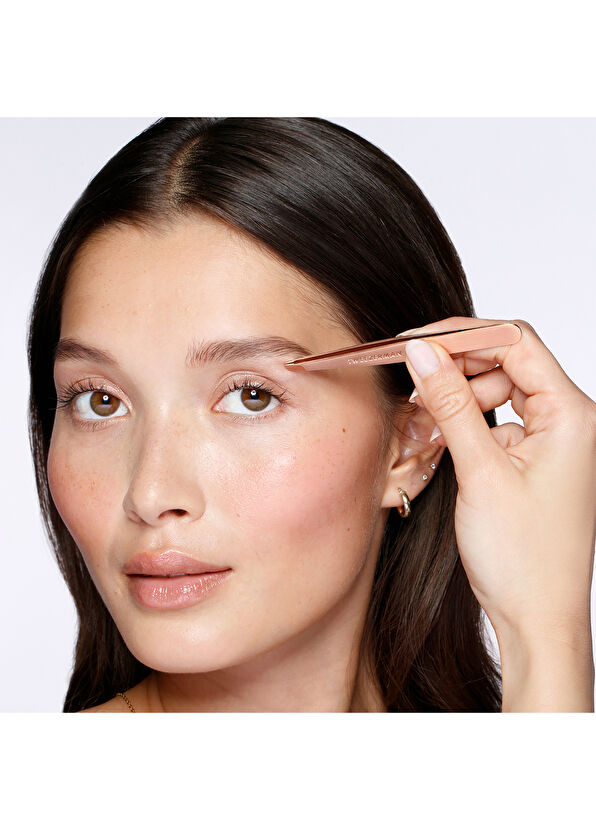 Tweezerman Oblique Tip Rose Gold Tweezers - 4