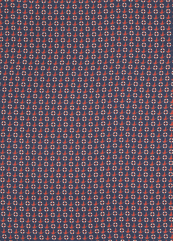 Beymen Club Lacivert Kaz Desenli İpek Poşet Mendil - 2