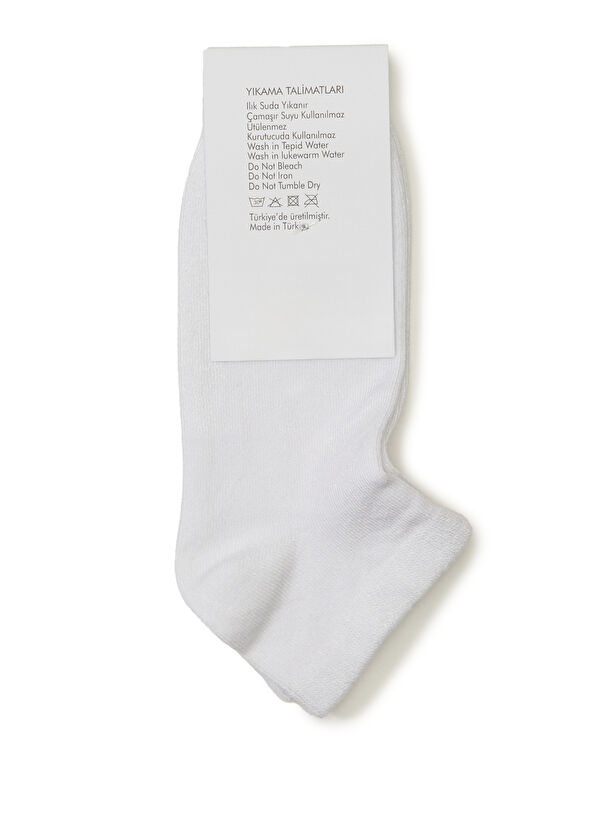 Beymen Club White Men's Bamboo Socks - 2