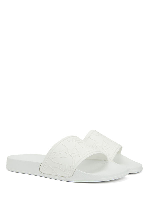 Beymen Club Beyaz Tek Bantlı Erkek Plaj Terliği - 2