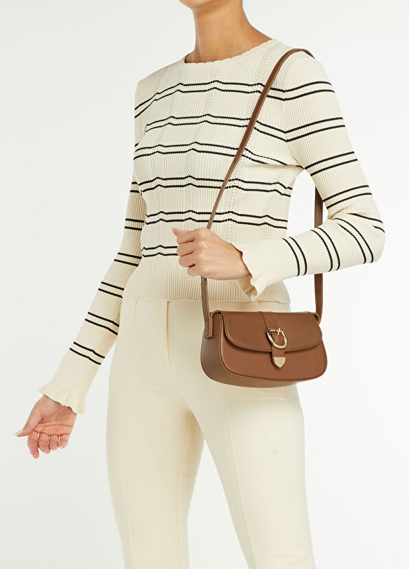 Beymen Club Tan Women'S Leather Shoulder Bag - 2