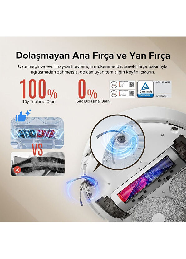 Roborock Qrevo Curv White Smart Robot Vacuum Cleaner - 2