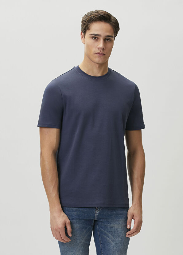 Beymen Club Lacivert İnterlok T-shirt - 2