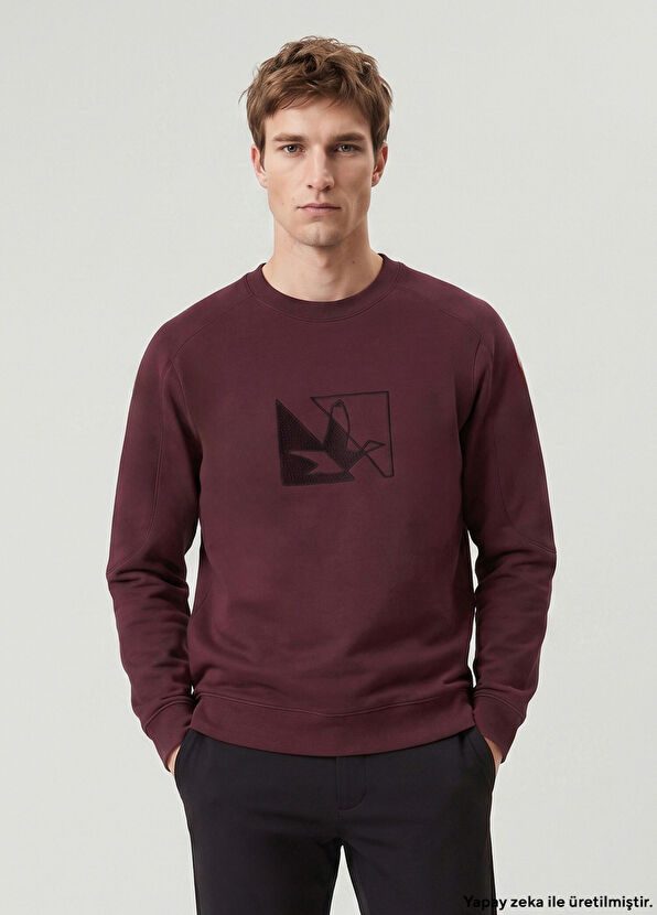 Beymen Club Oversize Fit Mürdüm Sweatshirt - 1