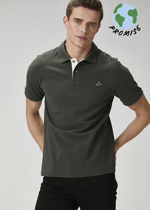 Beymen Club Comfort Fit Khaki Polo T-Shirt - 1