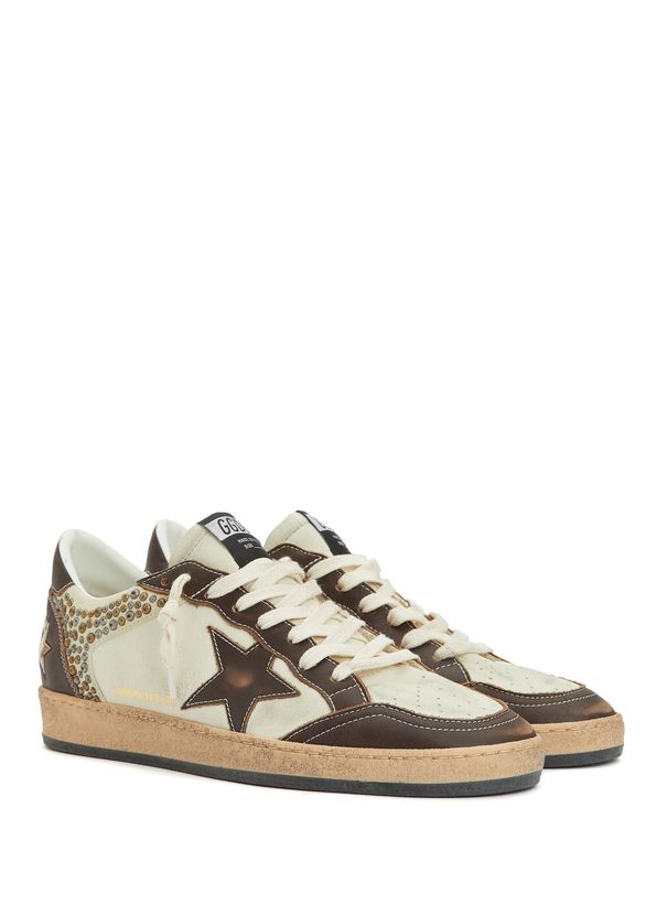 Golden Goose Private EDT Kahve Beyaz Erkek Deri Sneaker - 2