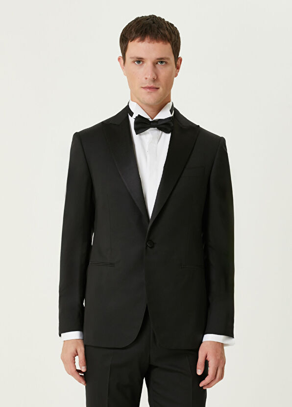 Pal Zileri Siyah Yün Smokin - 2