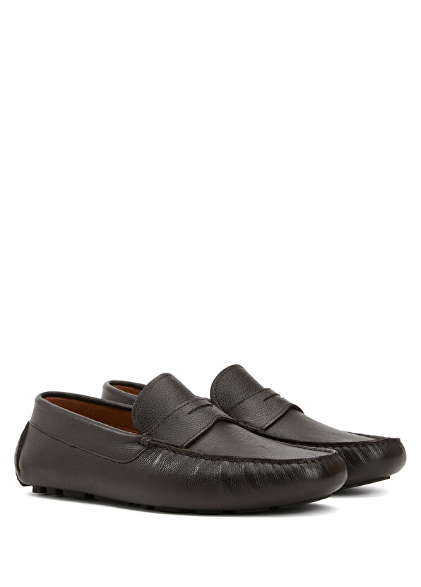 Beymen Club Brown Men's Leather Loafers - 2