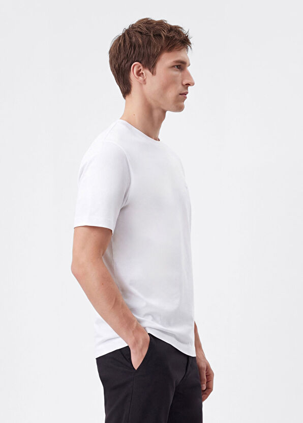 Beymen Club White Relaxed-Fit T-Shirt - 3