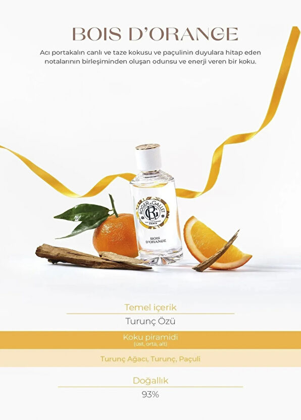 Roger&Gallet Bois d’Orange EDT 100 ml Kadın Parfüm - 2