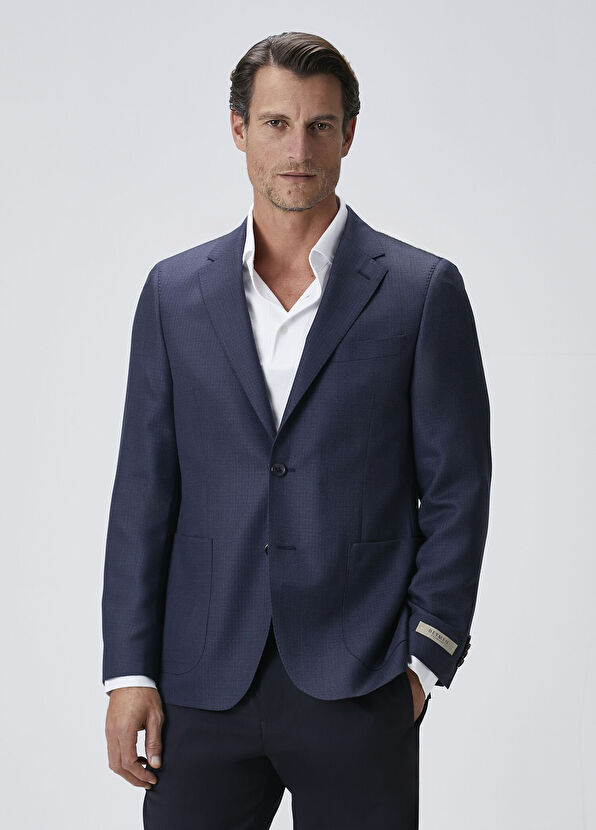 Beymen Collection Drop 7 Indigo Yün Ceket - 2