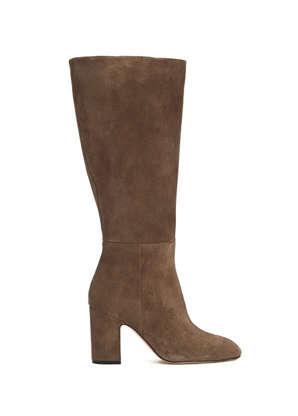 Beymen Club Khaki Women's Suede Boots - 1