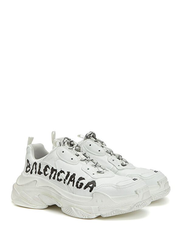 Balenciaga Triple S White Men's Sneakers - 2