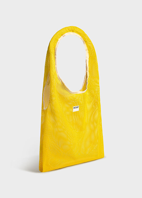 Wouf Ray Yellow Women's Tshirt Bag - 2