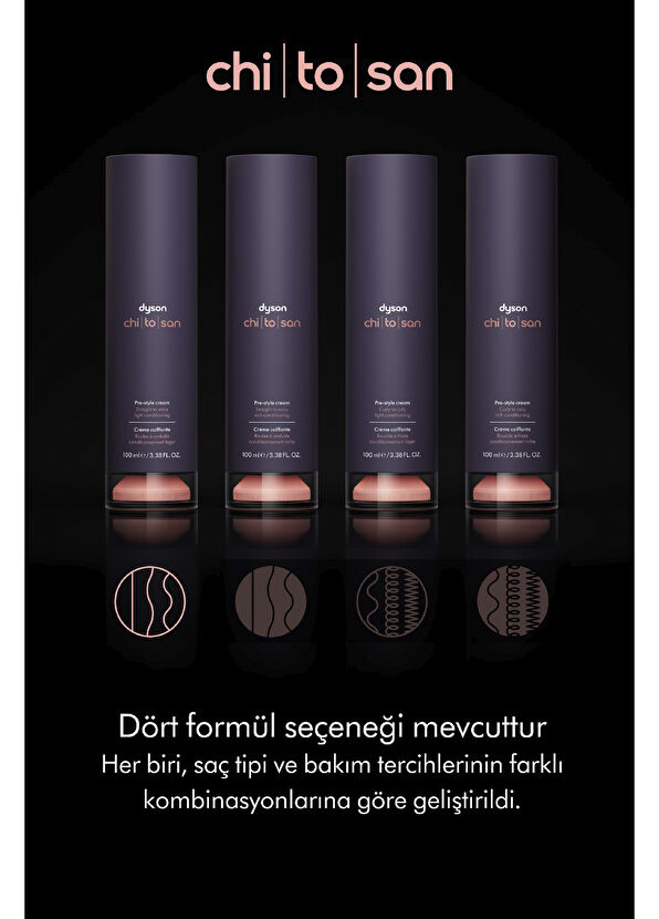 Dyson Chitosan™ Şekillendirme Öncesi Saç Kremi (Düz/Dalgalı ve İnce Telli Saçlar 100 ml) - 2
