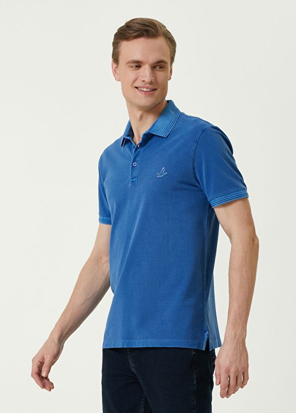 Beymen Club Slim Fit Kobalt Polo Yaka Pike T-shirt - 3