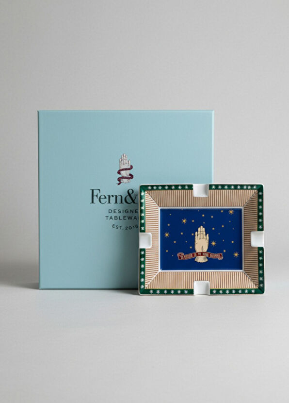 Fern&Co The Starlight Collection Porcelain Ashtray - 2