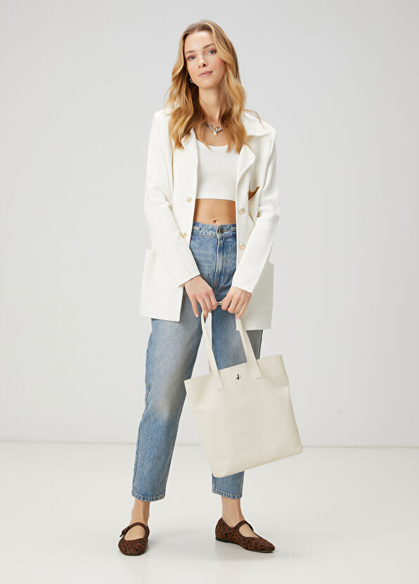 Beymen Club Ecru Women's Shopping Bag - 2