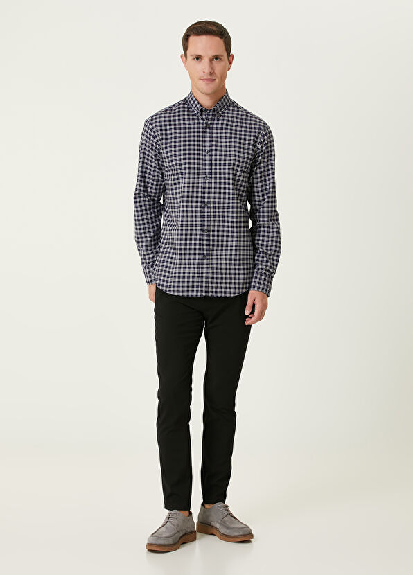 Beymen Club Siyah Beli Büzgülü Pantolon - 1