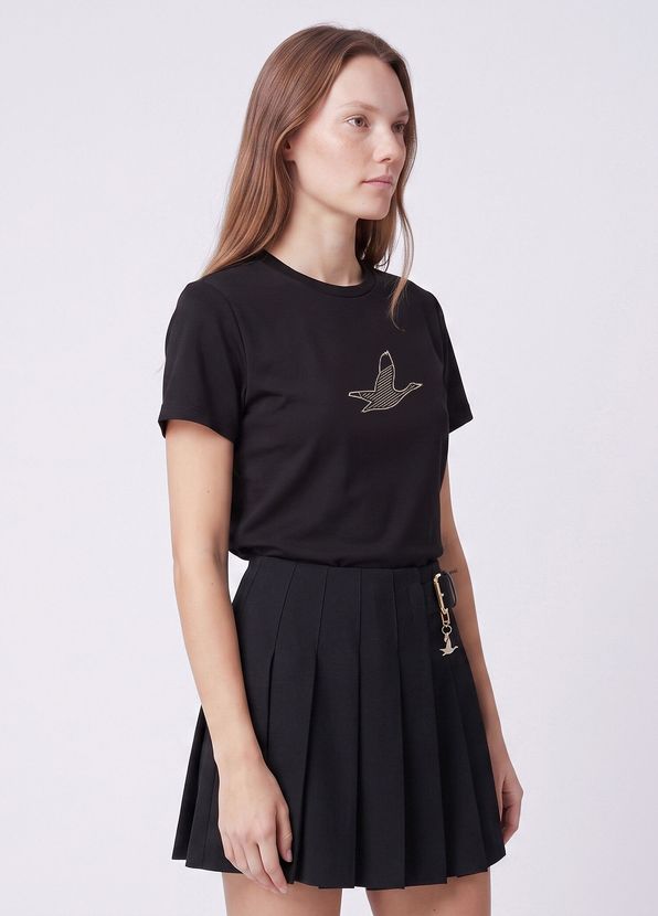 Beymen Club Siyah Silver Logolu T-shirt - 3