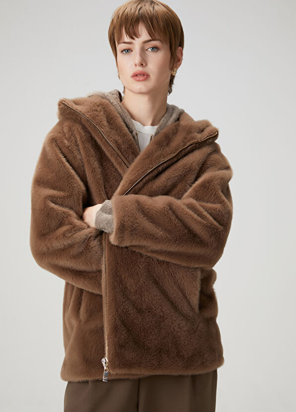 Beymen Club Vizon Kapüşonlu Mont - 3