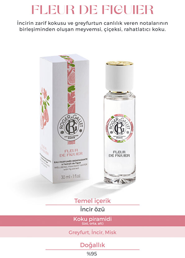 Roger&Gallet Fleur de Figuier EDT 30 ml Kadın Parfüm - 2