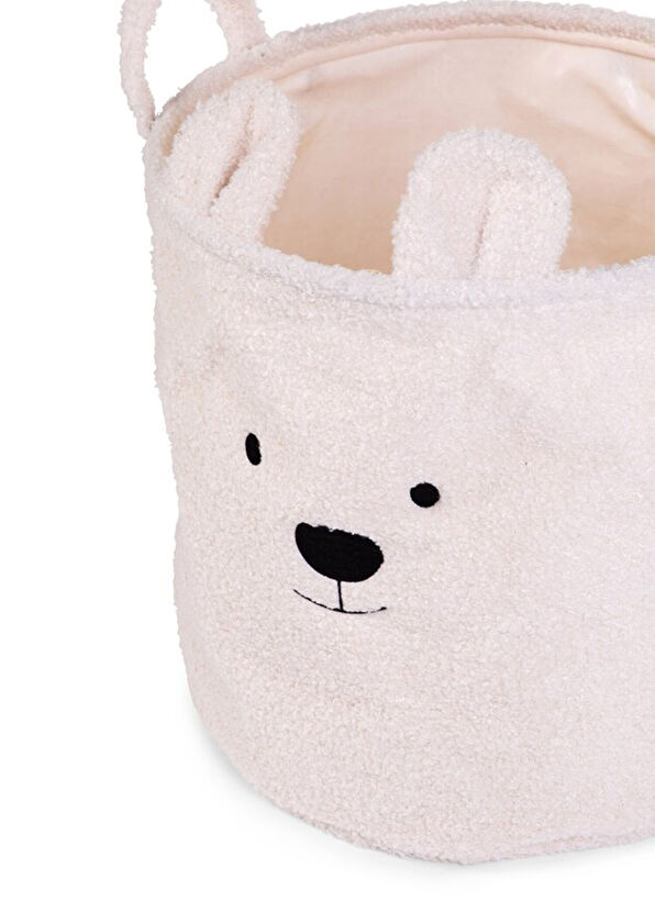 Childhome Teddy White Children's Room Storage Box 30 cm - 2