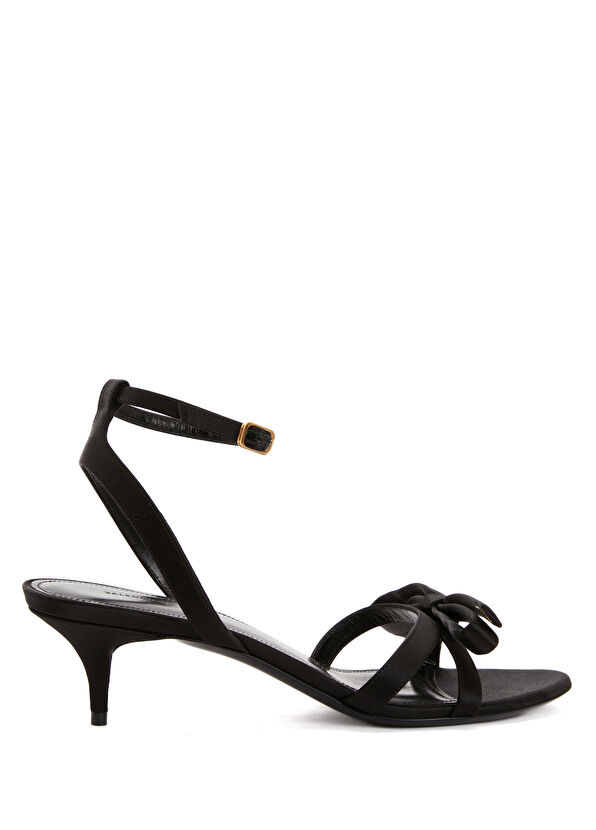 Balenciaga Nano Siyah Fiyonk Detaylı Kadın Sandalet - 1
