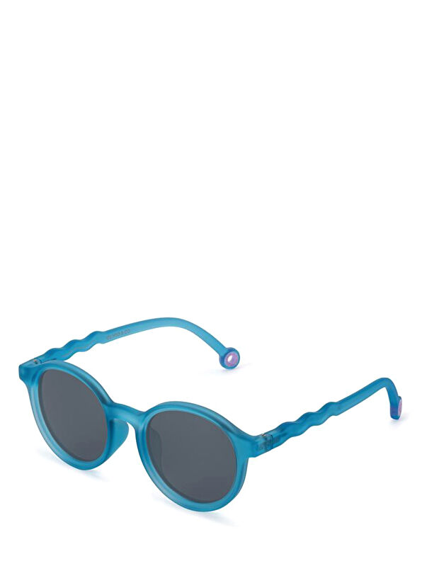 Olivio & Co Classic Oval Reef Blue Unisex Children's Sunglasses - 1