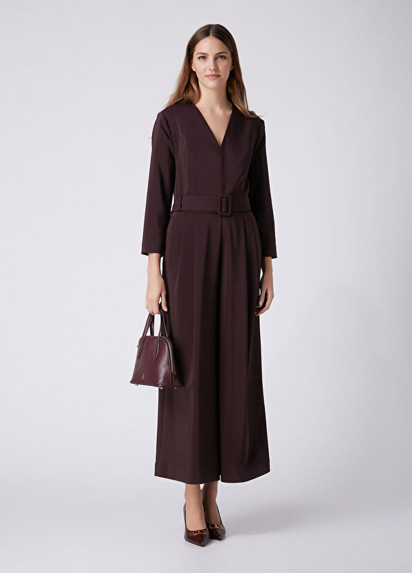 Beymen Club Purple Belted Jumpsuit - 4