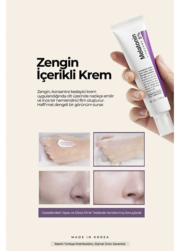Maxclinic Time Return Cream Tube Yorgun Ciltler İçin Yaşlanma Karşıtı Besleyici Melatonin Gece Kremi 25 gr - 2