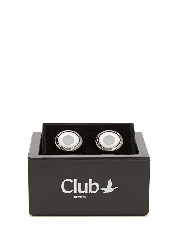 Beymen Club Silver Siyah Kol Düğmesi - 1
