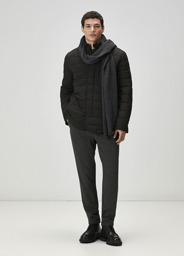 Beymen Club Siyah İç Yaka Detaylı Puff Parka - 2