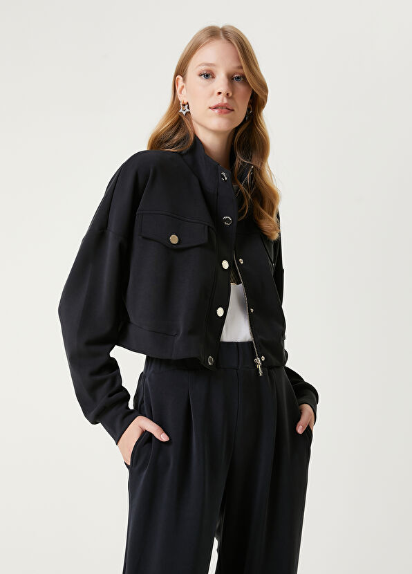 Black Short Modal Jacket Beymen Club Black Short Modal Jacket - 1