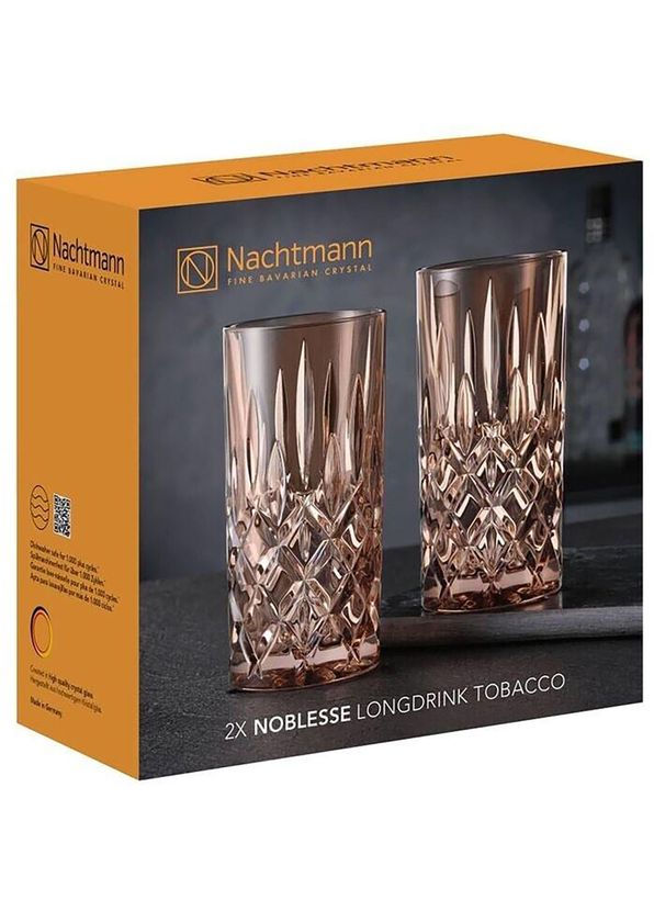 Nachtmann Noblesse Tobacco 2'li Meşrubat Bardağı - 4
