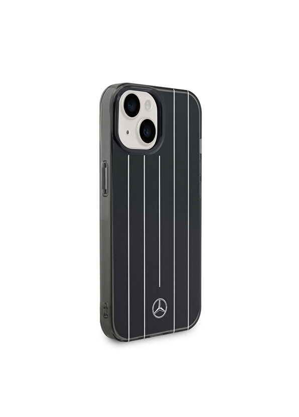 Mercedes New Urban 3 iPhone 15 Rigid PC Parallel Line Pattern Phone Case - 4