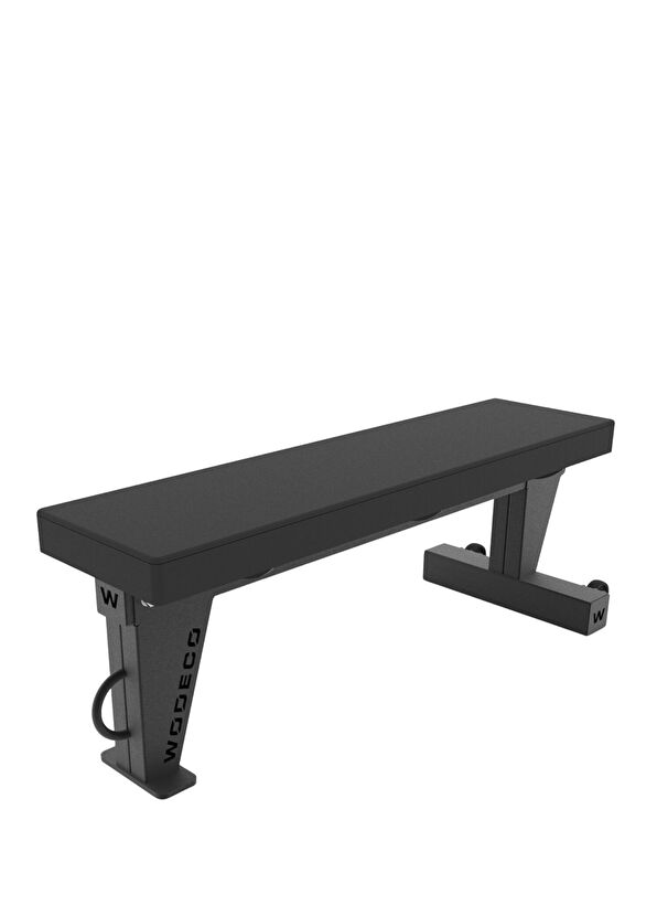 Resim Star Mat Siyah Düz Bench Sehpası 