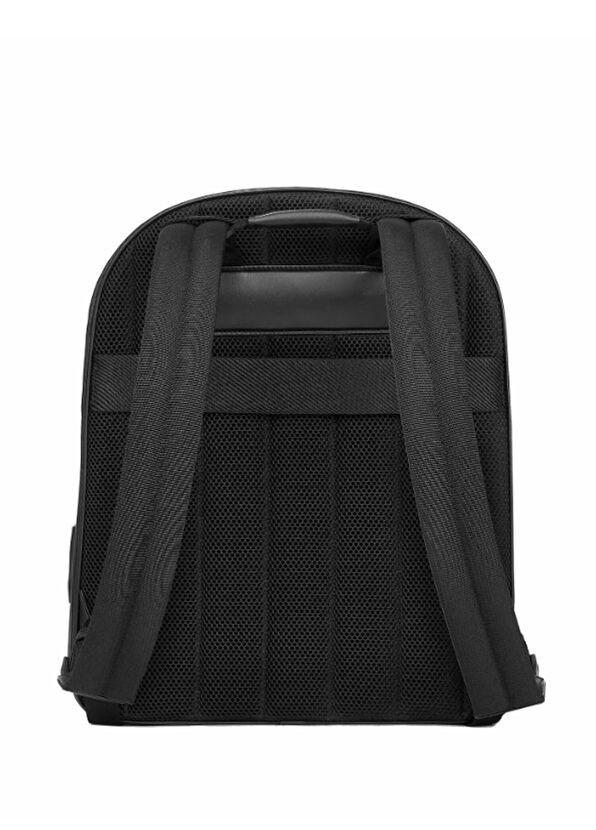 Montblanc Meisterstück Siyah Erkek Deri Sırt Çantası - 2